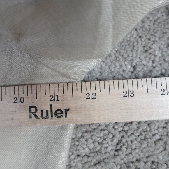 Faconnable Sport Coat 40R Beige Solid 100% Linen 3 Button Half Lined - Picture 10 of 14